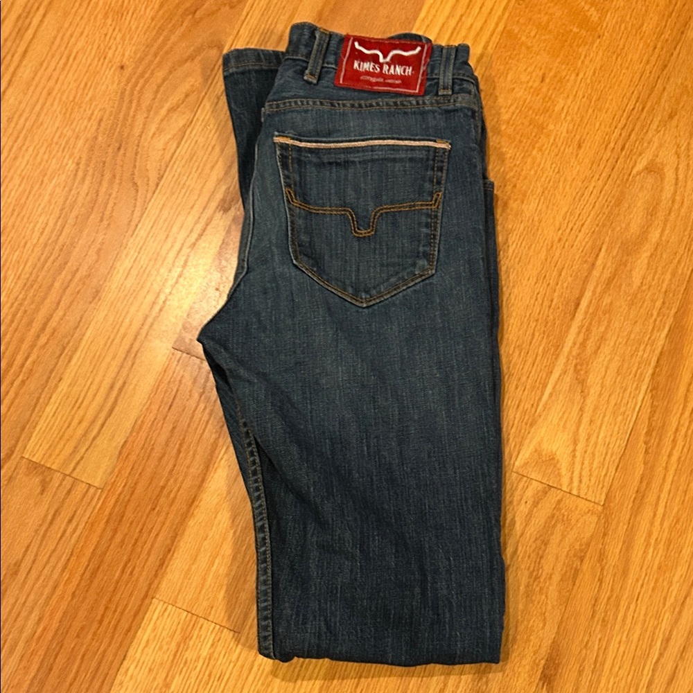 Kimes Ranch Roger Dark Blue Bootcut Jeans
